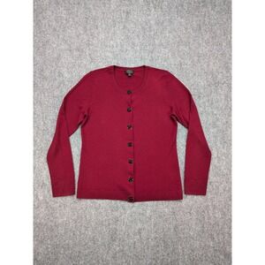 Talbots‎ Women's Merino Wool Cardigan Sweater SMALL Capsule Luxury Timeless Work